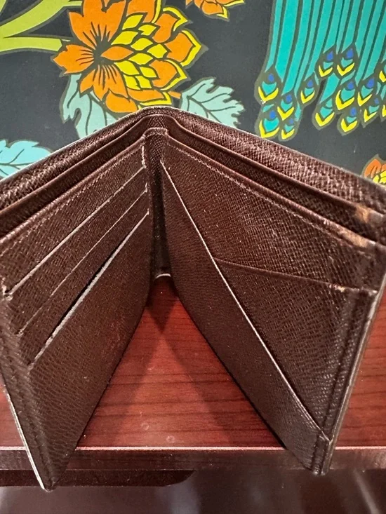 Louis Vuitton Damier Ebene Bifold Wallet – Made in France – 2002 - Picture 8 of 13